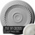 Ekena Millwork Small Alexandria Ceiling Medallion - Primed Polyurethane - CM07ALPCF