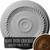 Ekena Millwork Small Alexandria Ceiling Medallion - Primed Polyurethane - CM07ALRBC