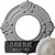 Ekena Millwork Benson Ceiling Medallion - Primed Polyurethane - CM09BNFBS