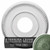 Ekena Millwork Bradford Ceiling Medallion - Primed Polyurethane - CM12BRAGF