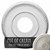 Ekena Millwork Bradford Ceiling Medallion - Primed Polyurethane - CM12BRPCC