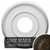 Ekena Millwork Bradford Ceiling Medallion - Primed Polyurethane - CM12BRSHC