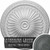 Ekena Millwork Alexa Ceiling Medallion - Primed Polyurethane - CM14AXAGC