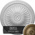 Ekena Millwork Alexa Ceiling Medallion - Primed Polyurethane - CM14AXBRS