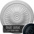 Ekena Millwork Alexa Ceiling Medallion - Primed Polyurethane - CM14AXNSF