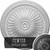 Ekena Millwork Alexa Ceiling Medallion - Primed Polyurethane - CM14AXPES