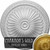 Ekena Millwork Alexa Ceiling Medallion - Primed Polyurethane - CM14AXPGS