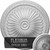 Ekena Millwork Alexa Ceiling Medallion - Primed Polyurethane - CM14AXPLS
