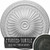 Ekena Millwork Alexa Ceiling Medallion - Primed Polyurethane - CM14AXPTC