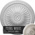 Ekena Millwork Alexa Ceiling Medallion - Primed Polyurethane - CM14AXPWS