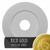 Ekena Millwork Adonis Ceiling Medallion - Primed Polyurethane - CM16ADRGS