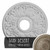 Ekena Millwork Apollo Ceiling Medallion - Primed Polyurethane - CM16APGDC