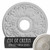 Ekena Millwork Apollo Ceiling Medallion - Primed Polyurethane - CM16APPCC