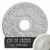 Ekena Millwork Apollo Ceiling Medallion - Primed Polyurethane - CM16APPCF