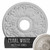 Ekena Millwork Apollo Ceiling Medallion - Primed Polyurethane - CM16APPWS