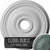 Ekena Millwork Bradford Ceiling Medallion - Primed Polyurethane - CM18BRCBF