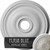 Ekena Millwork Bradford Ceiling Medallion - Primed Polyurethane - CM18BRFBS