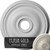Ekena Millwork Bradford Ceiling Medallion - Primed Polyurethane - CM18BRFLS