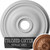Ekena Millwork Bradford Ceiling Medallion - Primed Polyurethane - CM18BRPOS