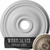Ekena Millwork Bradford Ceiling Medallion - Primed Polyurethane - CM18BRWSS