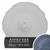 Ekena Millwork Pompeii Ceiling Medallion - Primed Polyurethane - CM18POAMC