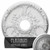 Ekena Millwork Antioch Ceiling Medallion - Primed Polyurethane - CM18SEPLS