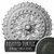 Ekena Millwork Sellek Ceiling Medallion - Primed Polyurethane - CM18SKPTC