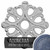 Ekena Millwork Angel Ceiling Medallion - Primed Polyurethane - CM20ANAMC