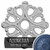 Ekena Millwork Angel Ceiling Medallion - Primed Polyurethane - CM20ANAMF