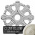 Ekena Millwork Angel Ceiling Medallion - Primed Polyurethane - CM20ANCYF