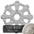 Ekena Millwork Angel Ceiling Medallion - Primed Polyurethane - CM20ANPWS