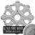 Ekena Millwork Angel Ceiling Medallion - Primed Polyurethane - CM20ANUWC