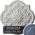 Ekena Millwork Bonetti Ceiling Medallion - Primed Polyurethane - CM20BOAMC