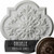 Ekena Millwork Bonetti Ceiling Medallion - Primed Polyurethane - CM20BOBZS