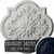 Ekena Millwork Bonetti Ceiling Medallion - Primed Polyurethane - CM20BOMDF