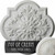 Ekena Millwork Bonetti Ceiling Medallion - Primed Polyurethane - CM20BOPCF