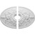 Ekena Millwork Alexa Ceiling Medallion - Primed Polyurethane - CM21X30AL2