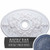 Ekena Millwork Alexa Ceiling Medallion - Primed Polyurethane - CM21X30ALAMC