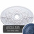 Ekena Millwork Alexa Ceiling Medallion - Primed Polyurethane - CM21X30ALAMF