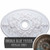 Ekena Millwork Alexa Ceiling Medallion - Primed Polyurethane - CM21X30ALBBS