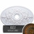 Ekena Millwork Alexa Ceiling Medallion - Primed Polyurethane - CM21X30ALRUS