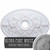Ekena Millwork Alexa Ceiling Medallion - Primed Polyurethane - CM21X30ALUWC