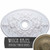 Ekena Millwork Alexa Ceiling Medallion - Primed Polyurethane - CM21X30ALWHC