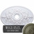 Ekena Millwork Alexa Ceiling Medallion - Primed Polyurethane - CM21X30ALWHF