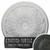 Ekena Millwork Bordeaux Ceiling Medallion - Primed Polyurethane - CM22BOPTC