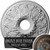 Ekena Millwork Ashley Ceiling Medallion - Primed Polyurethane - CM23ASBBS