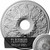 Ekena Millwork Ashley Ceiling Medallion - Primed Polyurethane - CM23ASPLS