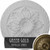 Ekena Millwork Bordeaux Deluxe Ceiling Medallion - Primed Polyurethane - CM23BOGGS