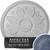 Ekena Millwork Kaya Ceiling Medallion - Primed Polyurethane - CM23KAAMC