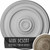 Ekena Millwork Kepler Traditional Ceiling Medallion - Primed Polyurethane - CM24KPGDC
